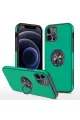 Newface Apple iPhone 12 Pro Kılıf Elit Yüzüklü Kapak - Yeşil