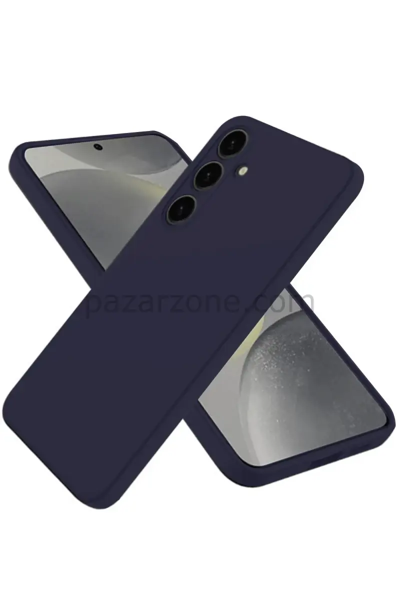 Newface Samsung Galaxy A56 Kılıf Nano içi Kadife Silikon - Lacivert