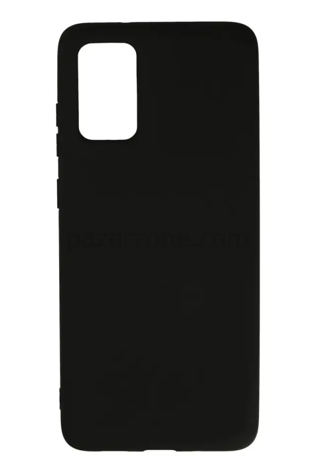 Newface Samsung Galaxy S20 Plus Kılıf Nano içi Kadife Silikon - Siyah