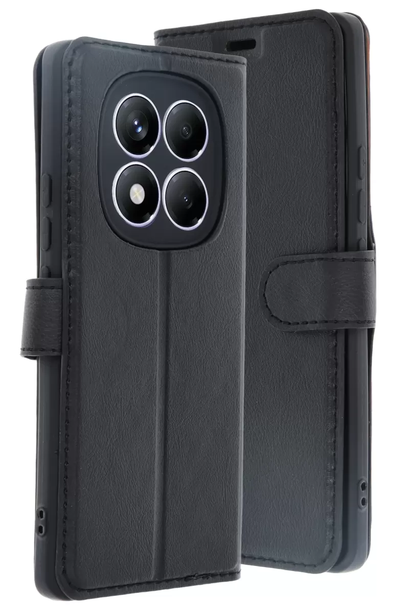 Newface Xiaomi Redmi Note 14 Pro 4G Kılıf Trend S Plus Kapaklı Kılıf - Siyah