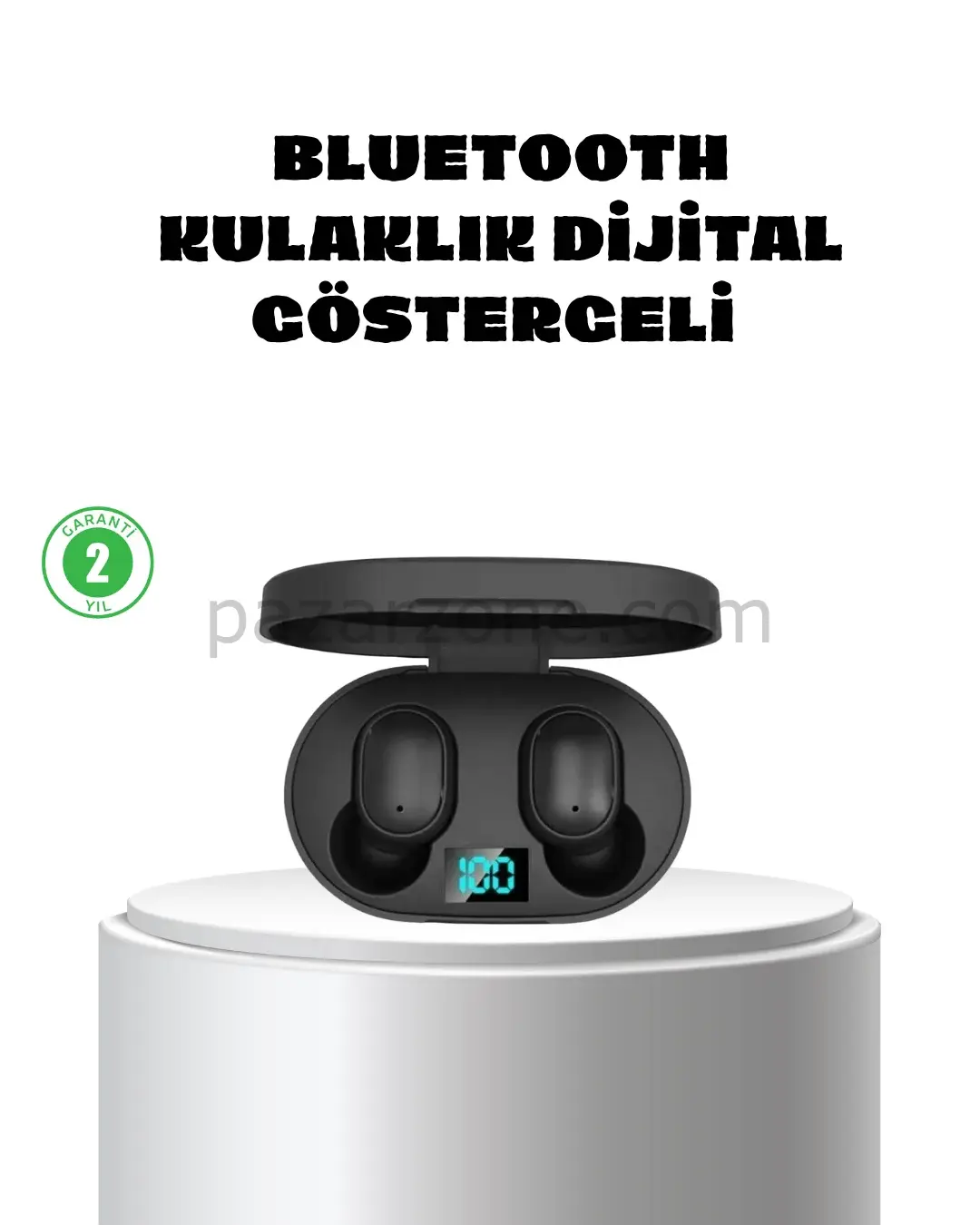 ANC Bluetooth Kulaklık – Suya ve Tere Dayanıklı, Uzun Pil Ömürlü, Mikrofonlu Kablosuz Kulaklık
