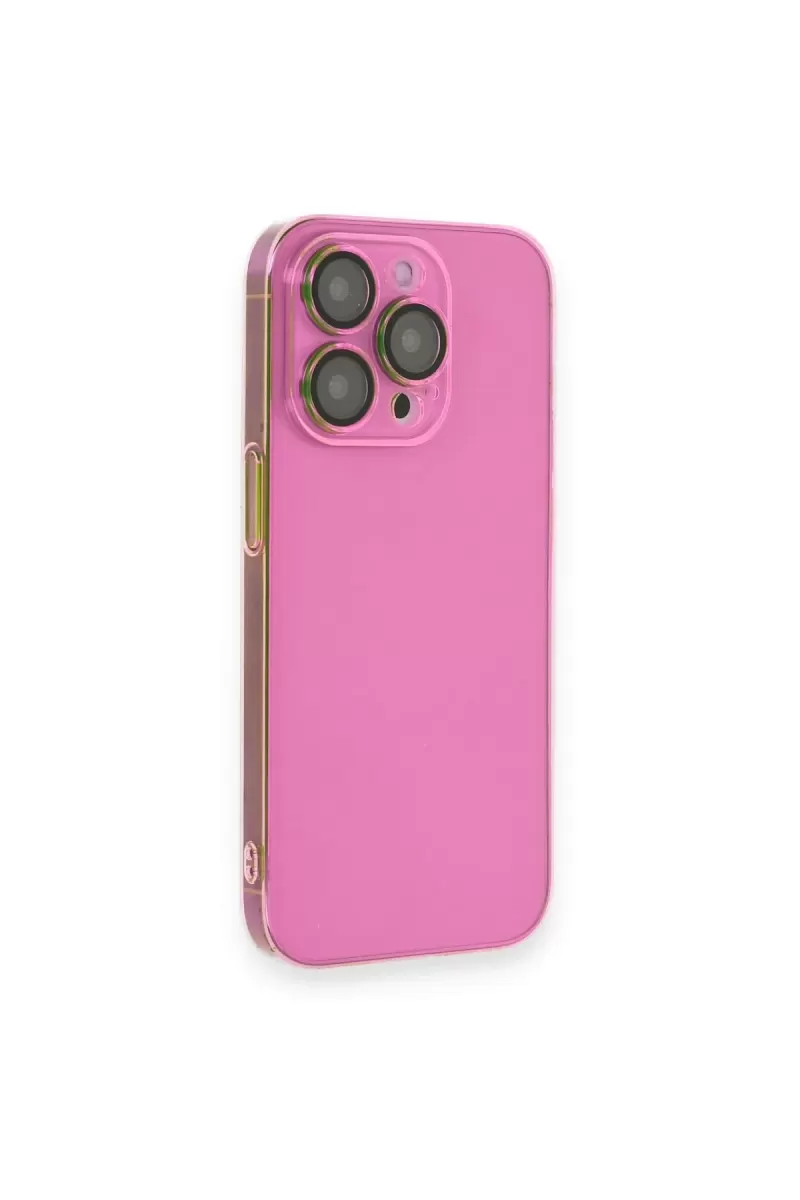 Newface Apple iPhone 14 Pro Max Kılıf Armada Lensli Kapak - Pembe