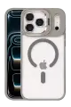 Joko Apple iPhone 17 Pro Remim Lensli Magsafe Standlı Kapak - Titan Gri