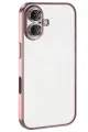 Newface Apple iPhone 16 Kılıf Razer Lensli Silikon - Pembe
