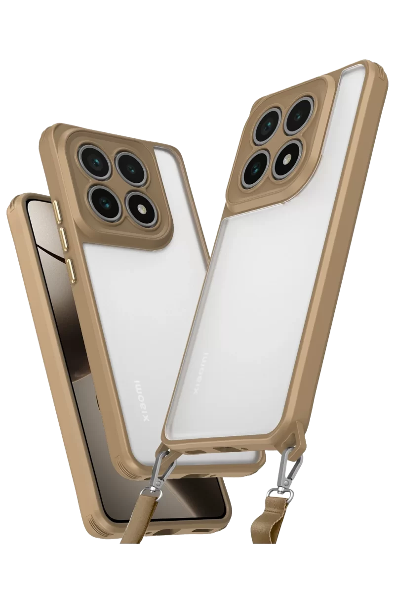 Newface Xiaomi Mi 14T Kılıf Penta Silikon Kılıf - Çöl Titanyum
