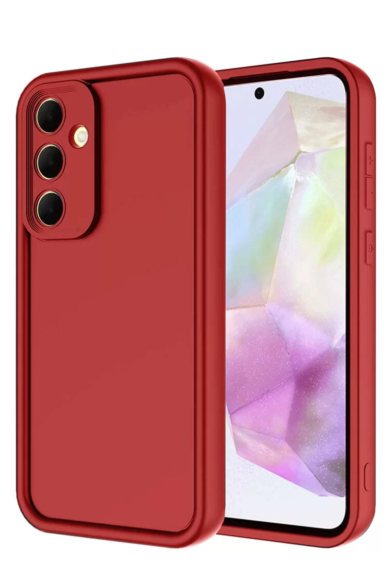 Newface Samsung Galaxy A26 Kılıf Viera Silikon - Kırmızı
