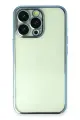 Newface Apple iPhone 13 Pro Kılıf Razer Lensli Silikon - Açık Mavi