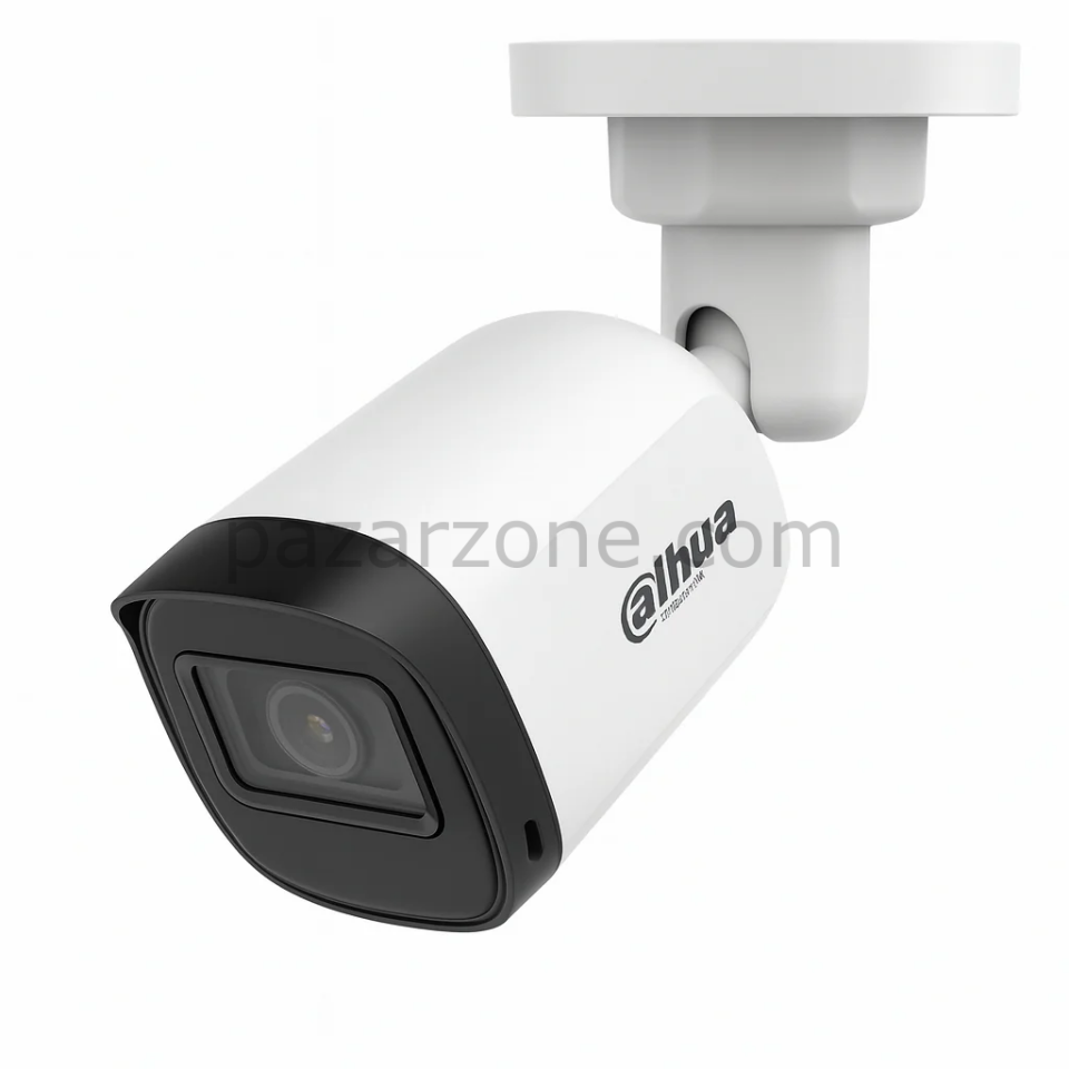 DAHUA HAC-B1A21-U-A-0360B, 2Mpix,  3.6mm Lens, 30 Mt Gece Görüşü, Dahili Mikrofon, Bullet Kamera