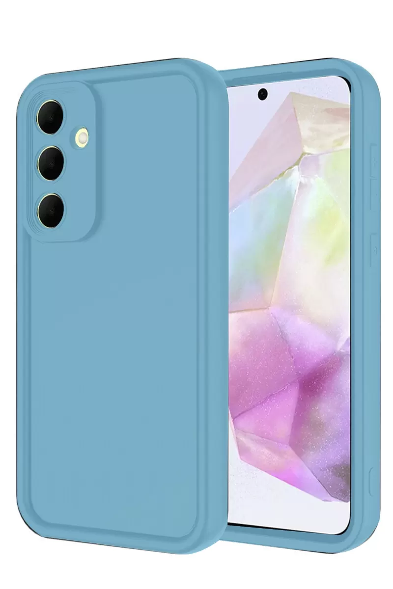 Newface Samsung Galaxy A26 Kılıf Viera Silikon - Mavi