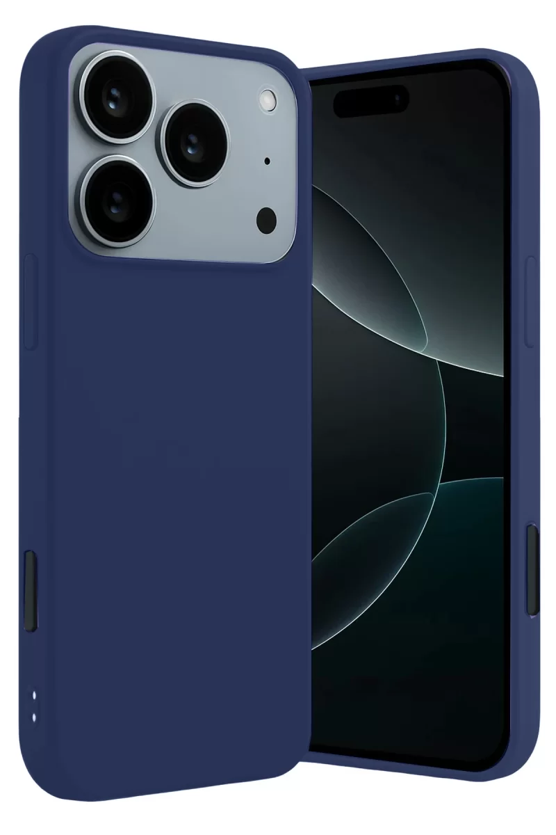 Newface Apple iPhone 17 Pro First Silikon - Lacivert