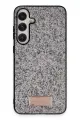 Onegif Samsung Galaxy A25 5G Bright Simli Kapak - Gümüş