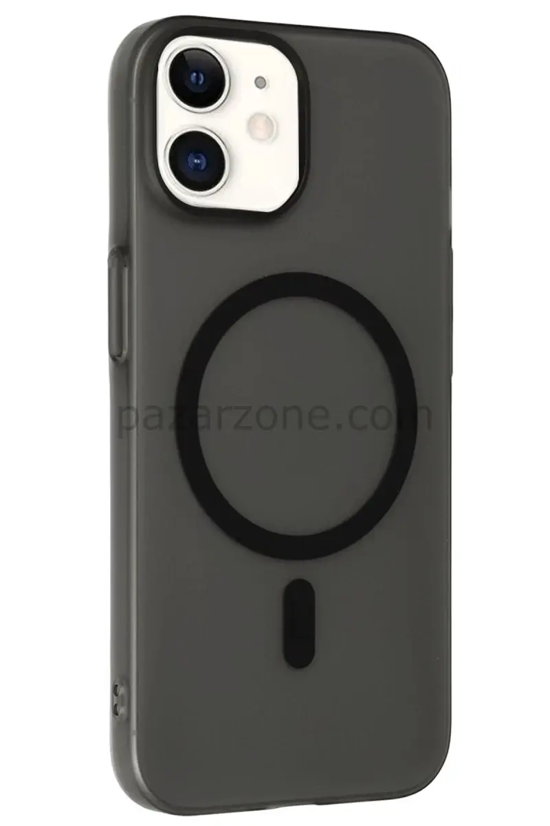 Joko Apple iPhone 12 Tuna PC Slim Magsafe Kapak - Siyah