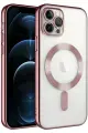 Newface Apple iPhone 14 Pro Max Kılıf Kross Magneticsafe Kapak - Rose