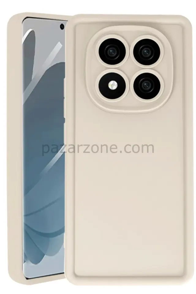 Newface Xiaomi Redmi Note 14 Pro 4G Kılıf Viera Silikon - Krem