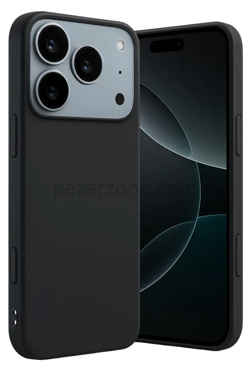 Newface Apple iPhone 17 Pro First Silikon - Siyah