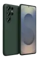 Newface Samsung Galaxy S26 Ultra Nano içi Kadife Silikon - Koyu Yeşil