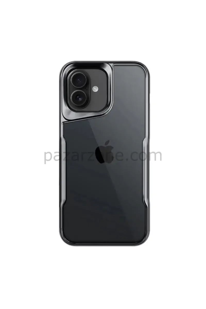Newface Apple iPhone 16 Kılıf Boyi Silikon Kapak - Titan Gri