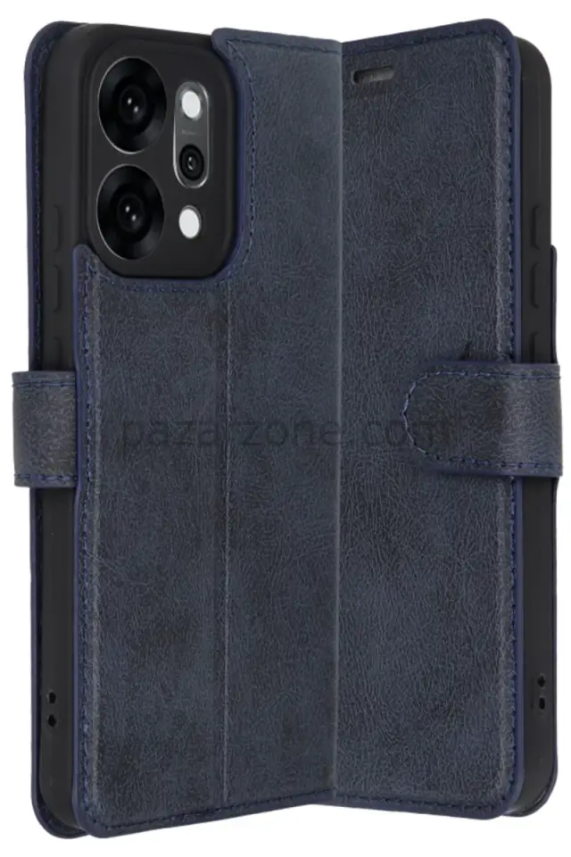 Newface Oppo Reno 14 Trend S Plus Kapaklı Kılıf - Lacivert