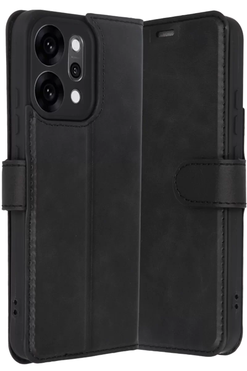 Newface Oppo Reno 14 Trend S Plus Kapaklı Kılıf - Siyah