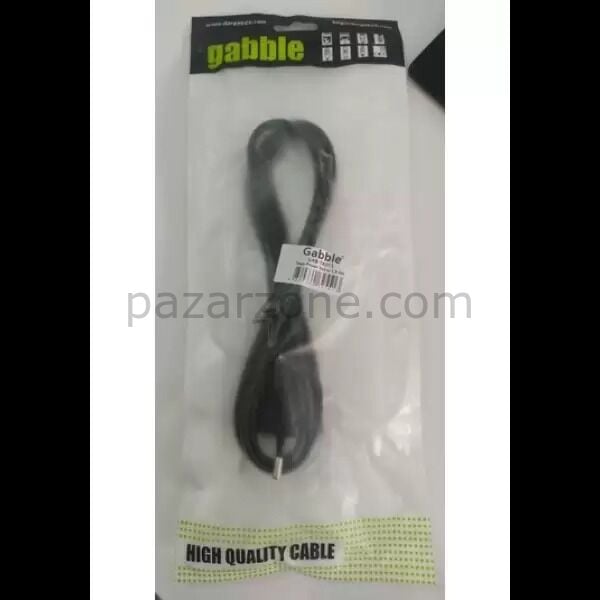 GABBLE GAB-PPK115 Siyah( 1.5 Metre ) 1mm Kasa Power Kablosu