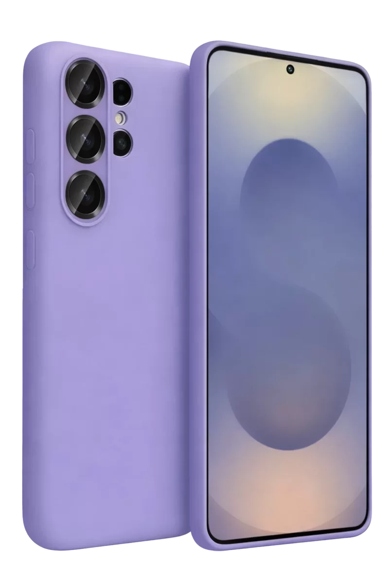 Newface Samsung Galaxy S26 Ultra Nano içi Kadife Silikon - Lila