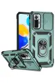 Newface Xiaomi Redmi Note 10 Pro Kılıf Pars Lens Yüzüklü Silikon - Yeşil