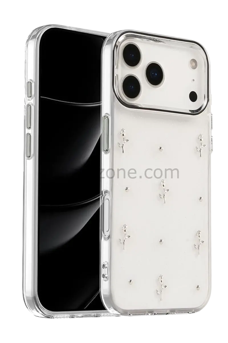 Newface Apple iPhone 17 Pro Fiyonk Desenli Kapak - Desen 4