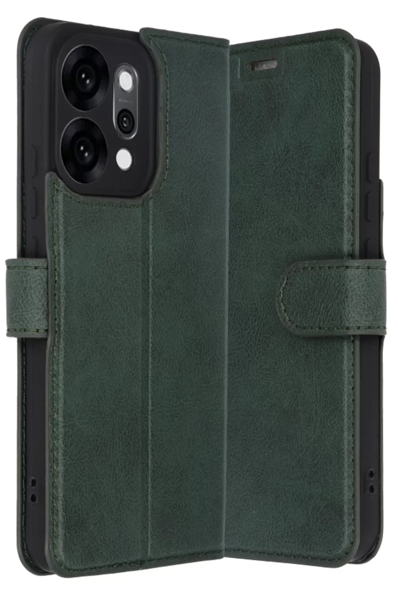 Newface Oppo Reno 14 Trend S Plus Kapaklı Kılıf - Yeşil