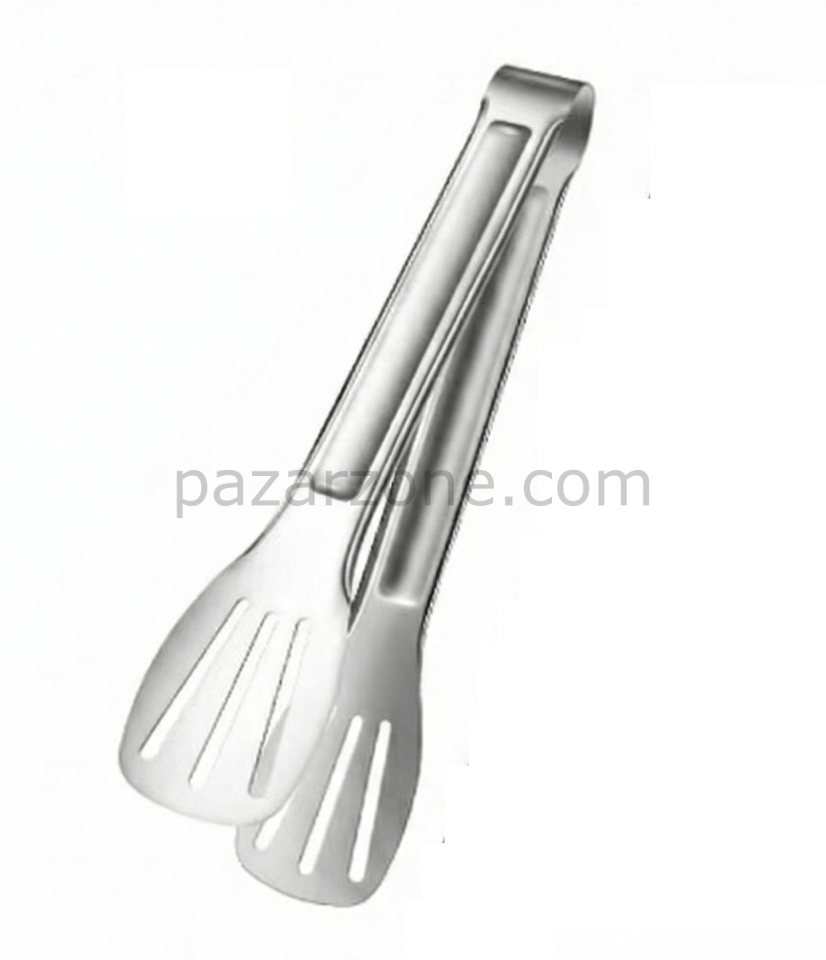 Maşa Paslanmaz Barbekü Maşası - 25 Cm Mutfak Ekmek Maşası