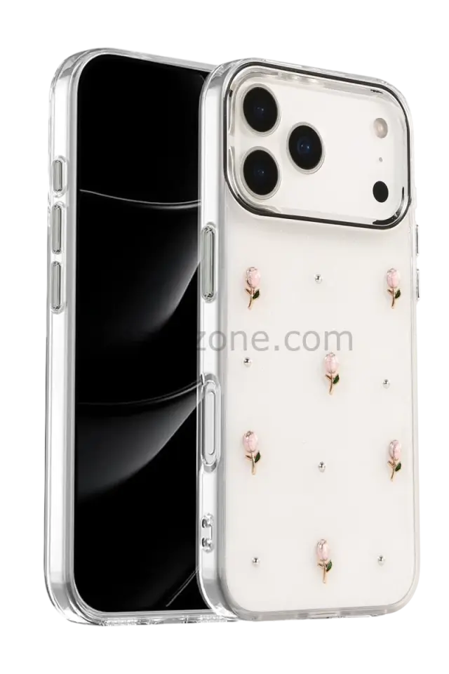 Newface Apple iPhone 17 Pro Fiyonk Desenli Kapak - Desen 6