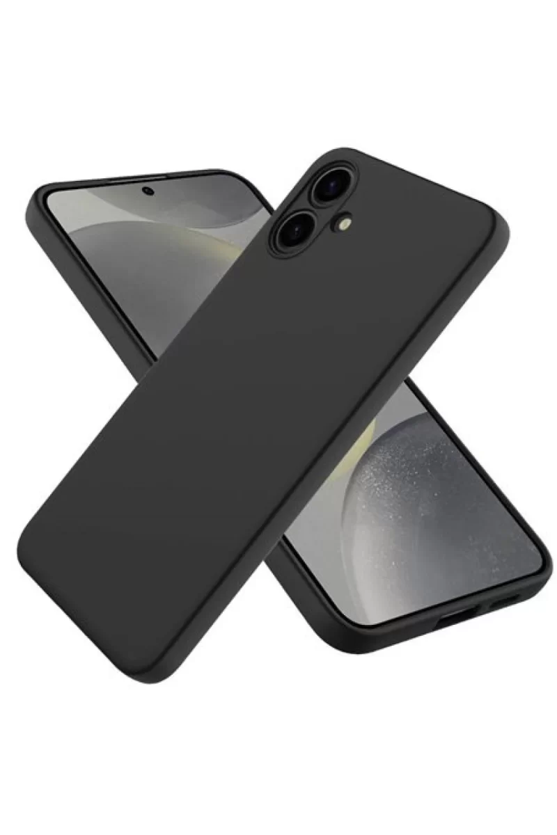 Newface Samsung Galaxy A06 Kılıf First Silikon - Siyah