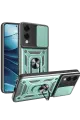 Newface Samsung Galaxy S25 Edge Pars Lens Yüzüklü Silikon - Yeşil