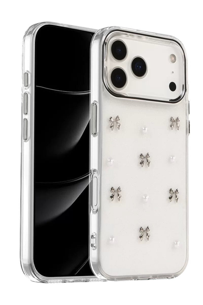 Newface Apple iPhone 17 Pro Fiyonk Desenli Kapak - Desen 8