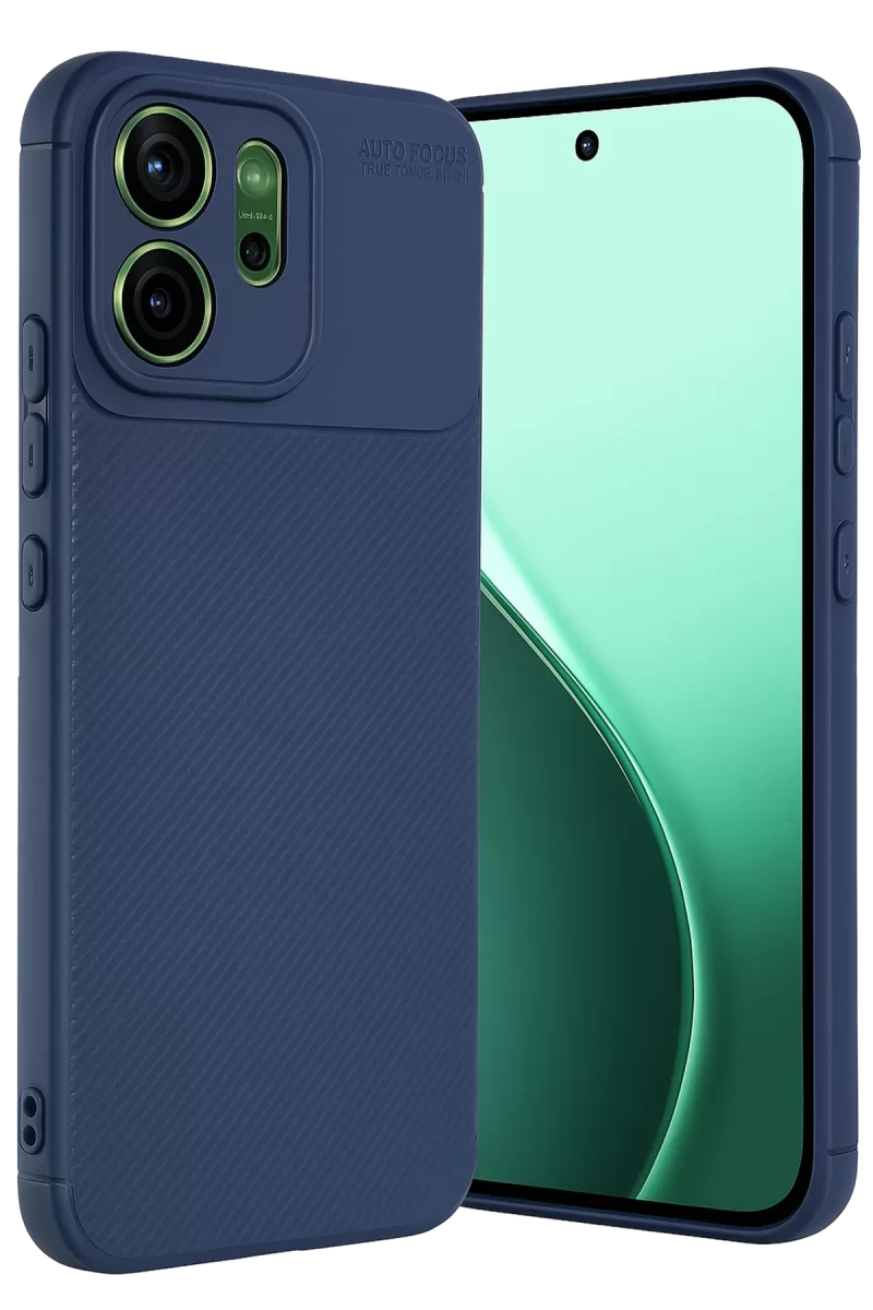 Newface Oppo Reno 14F Auto Focus Karbon Kapak - Lacivert