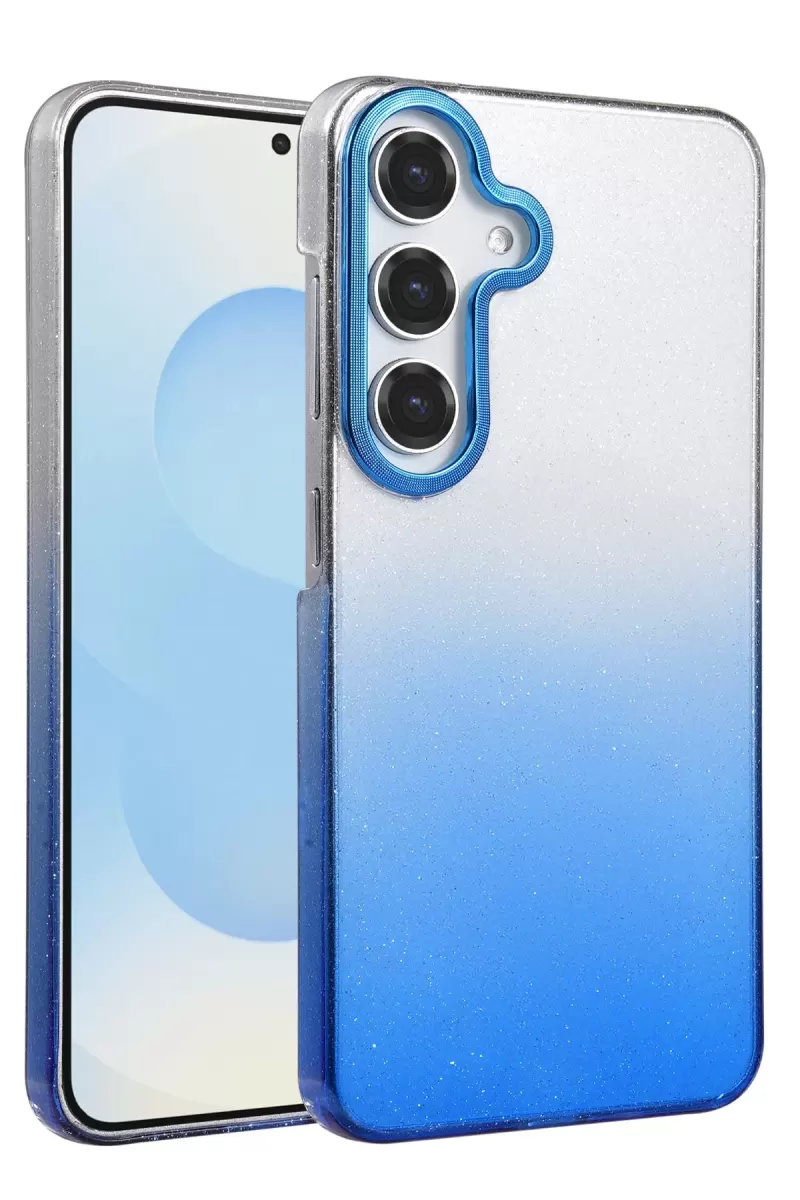 Newface Samsung Galaxy A14 4G Glossy Kapak - Mavi