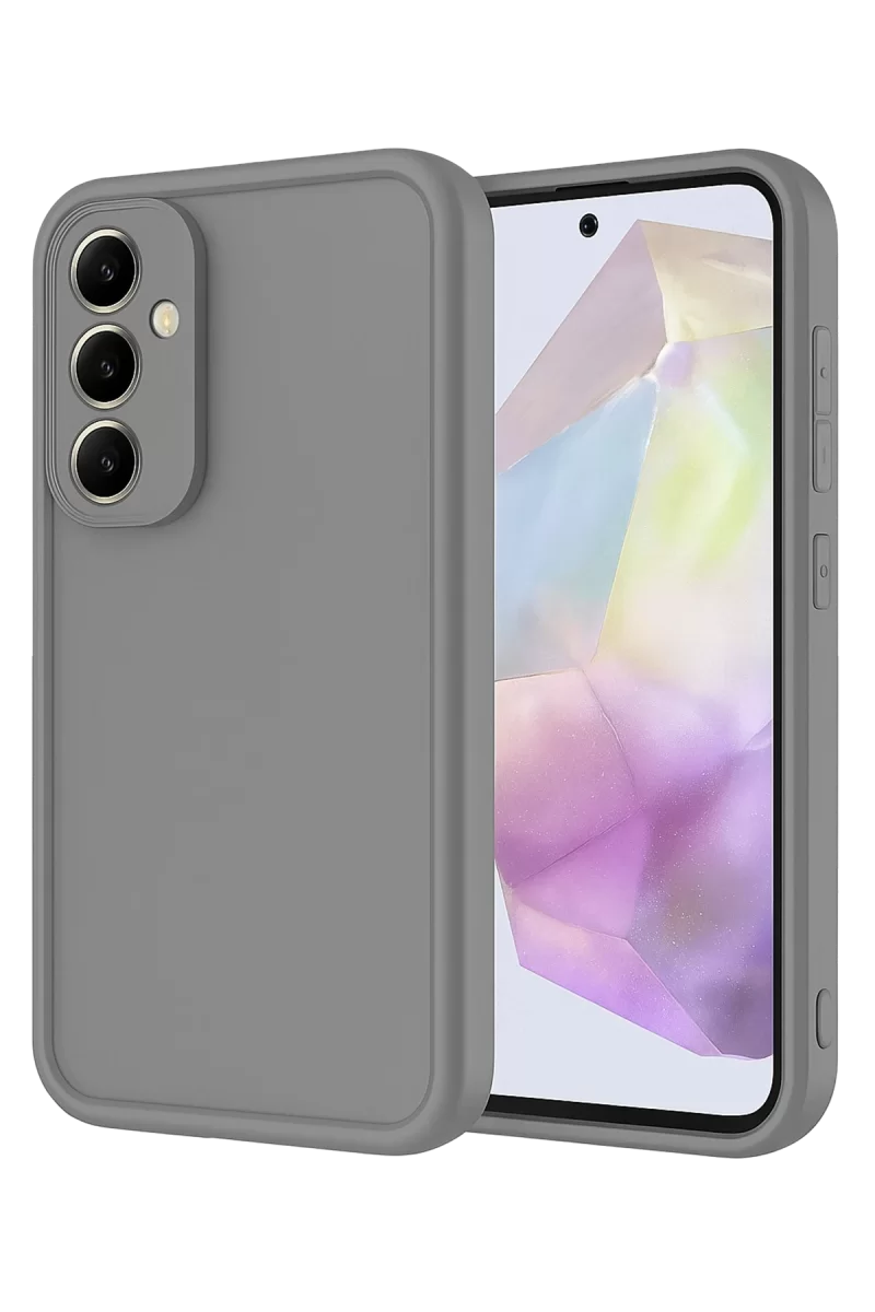 Newface Samsung Galaxy A56 Kılıf Viera Silikon - Gri