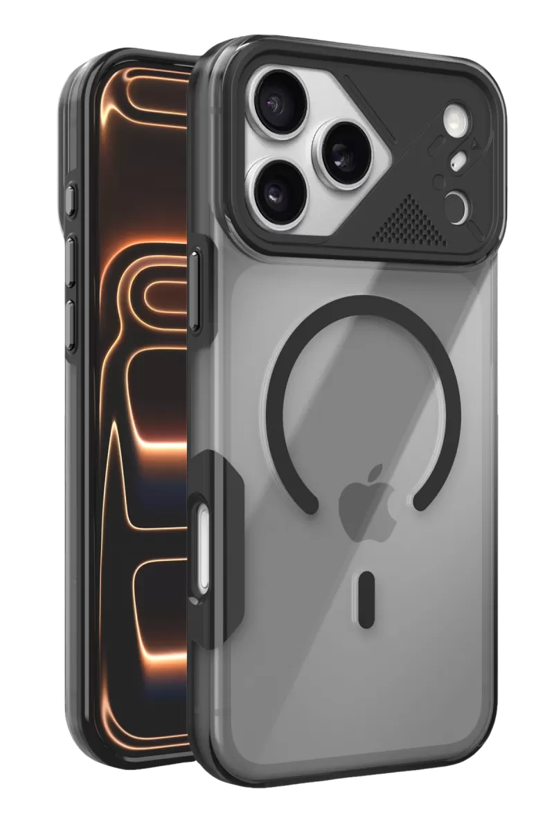 Joko Apple iPhone 17 Pro Zinko Magsafe Kapak - Siyah
