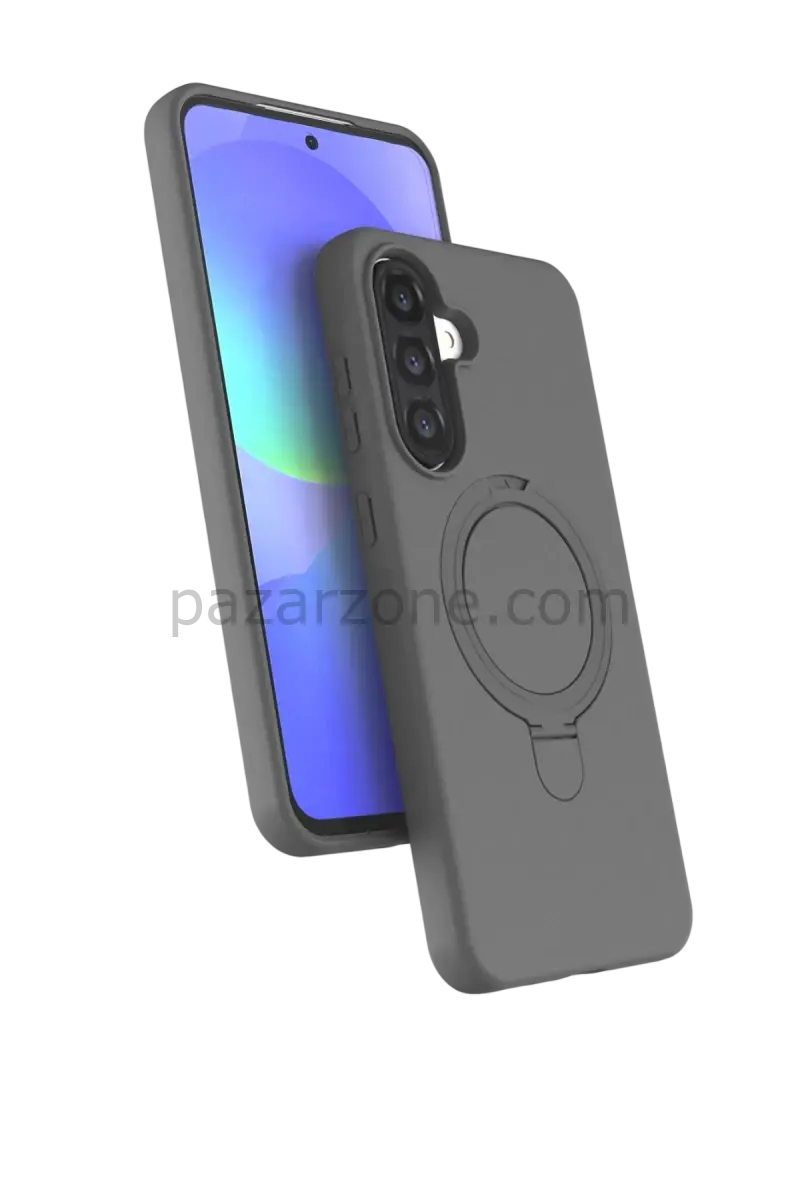 Newface Samsung Galaxy A26 Regal Magsafe Standlı Kapak - Titan Gri