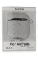 Newface Apple Airpods 2 (2.nesil) Spell Simli Kılıf - Gümüş