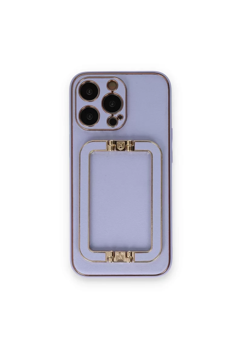 Newface Apple iPhone 14 Pro Max Kılıf Coco Elit Kapak - Lila