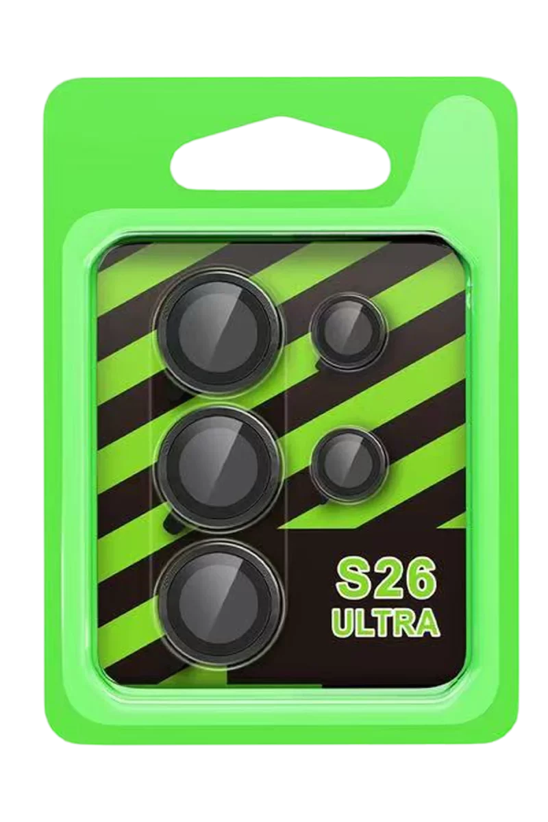Newface Samsung Galaxy S26 Ultra Raze Metal Kamera Lens - Siyah