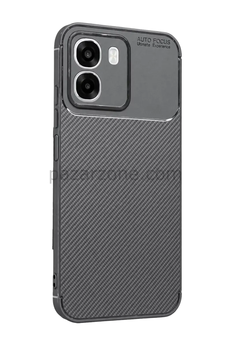Newface Oppo Oppo A6T 5G Auto Focus Karbon Kapak - Gri