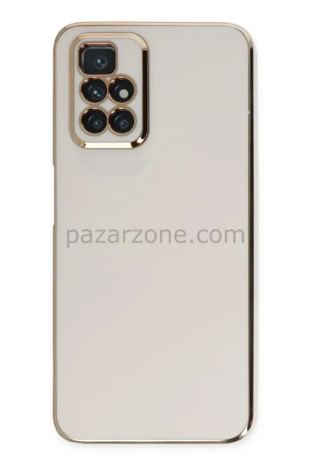 Newface Xiaomi Redmi 10 2022 Kılıf Volet Silikon - Beyaz