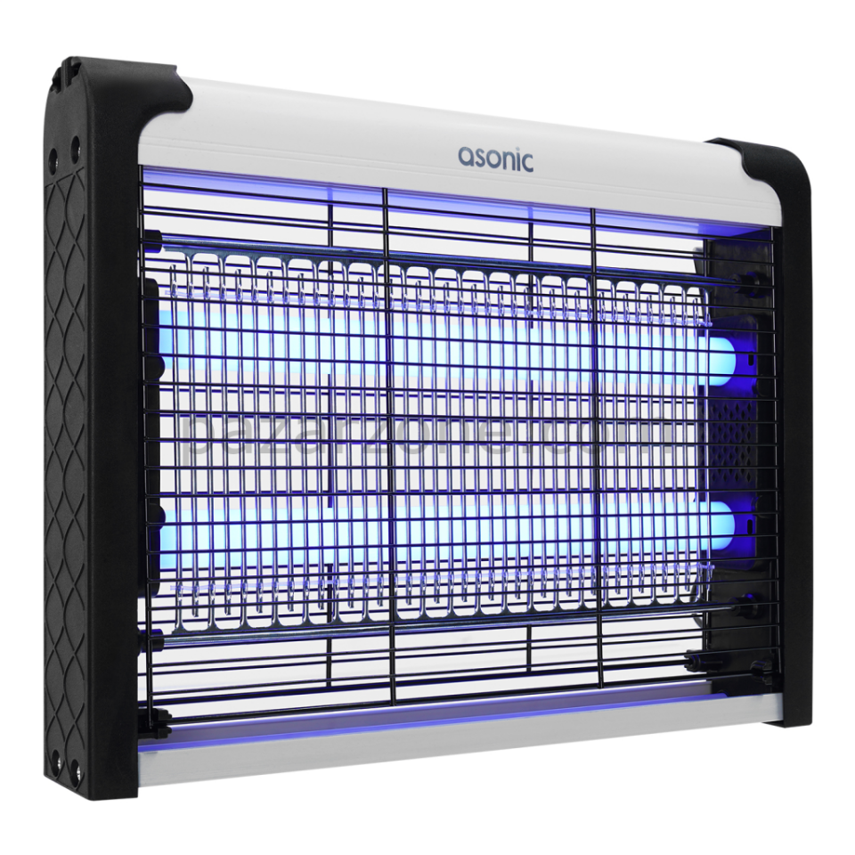 ASONIC AS-A28, Siyah, 4W, 2000V, Masaüstü, Zincir Askılı, 2adet UV Mor Işıklı, Siyah Kasa, Sinek Öldürücü