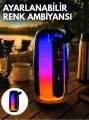 RGB Aydınlatmalı Kablosuz Bluetooth Hoparlör USB Bellek TF Kart Destekli