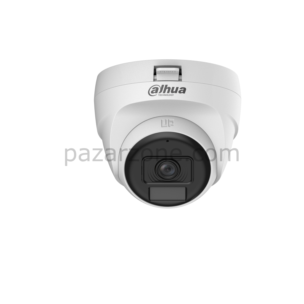 DAHUA HAC-T1A21P-U-IL-A-0280B, 2Mpix, 2.8mm Lens, 25 Mt Gece Görüşü, Smart Dual Light, Dahili Mikrofon, Dome Kamera