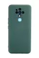 Newface Tecno Camon 16 Kılıf Nano içi Kadife Silikon - Koyu Yeşil