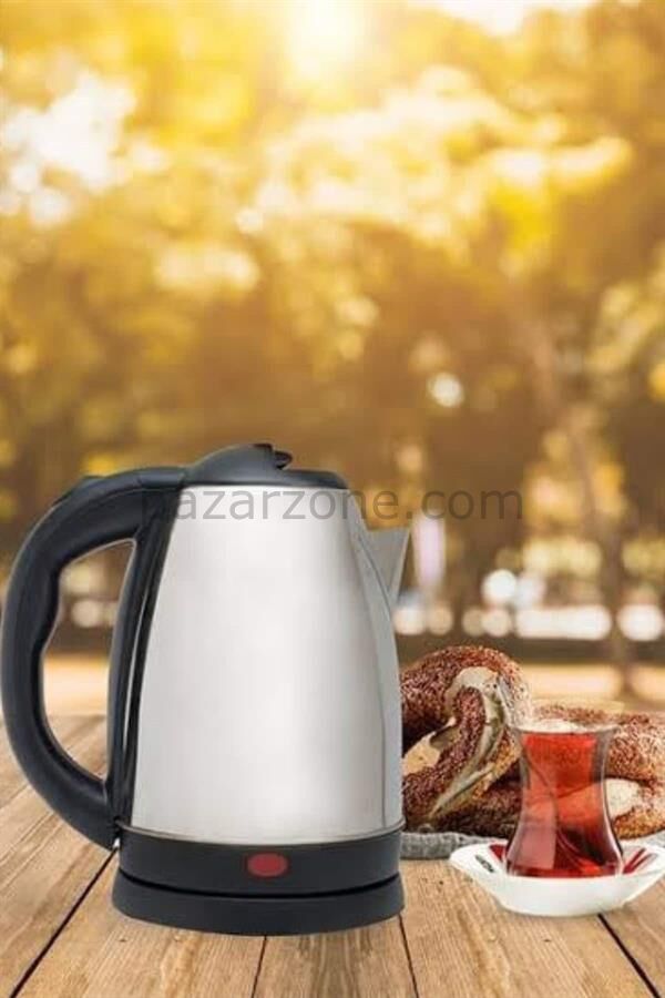 Kettle C F Tipi 220-240V Paslanmaz Çelik Elektrik Kablolu Otomatik Kapanma