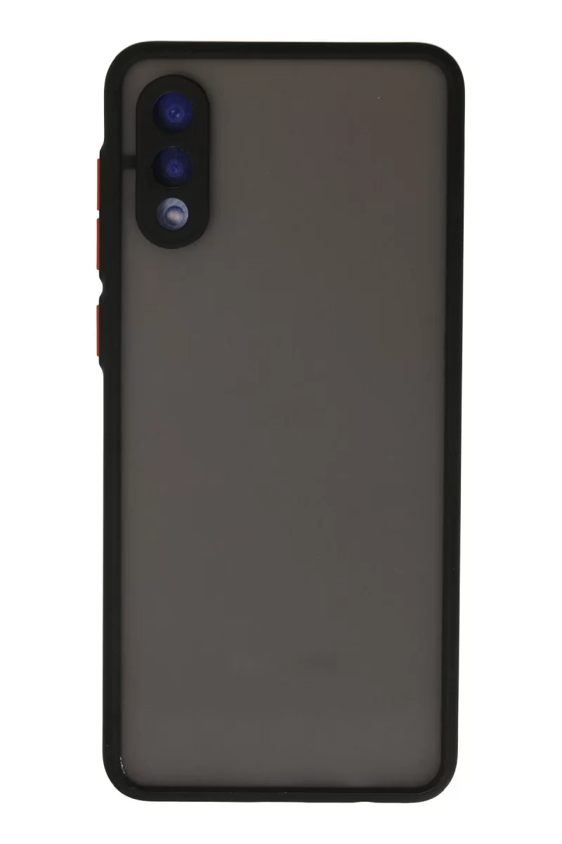 Newface Samsung Galaxy A02 Kılıf Montreal Silikon Kapak - Siyah