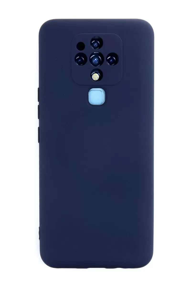 Newface Tecno Camon 16 Kılıf Nano içi Kadife Silikon - Lacivert